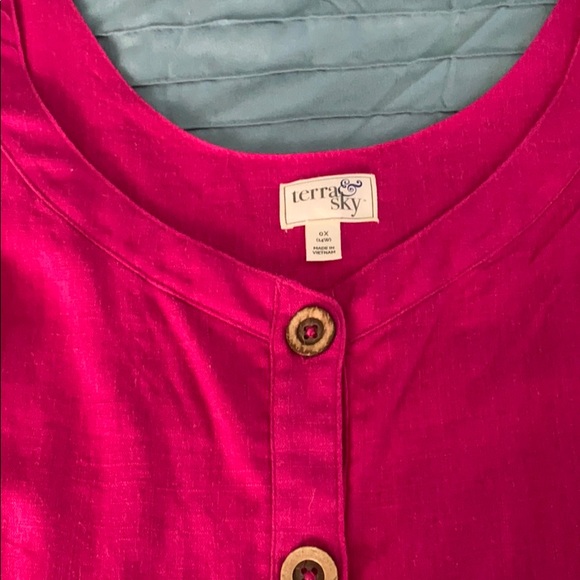 Terra & Sky Blouse - Picture 4 of 5